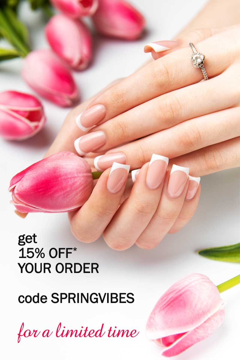 Get 15% OFF* your order. code SPRINGVIBES for a limited time