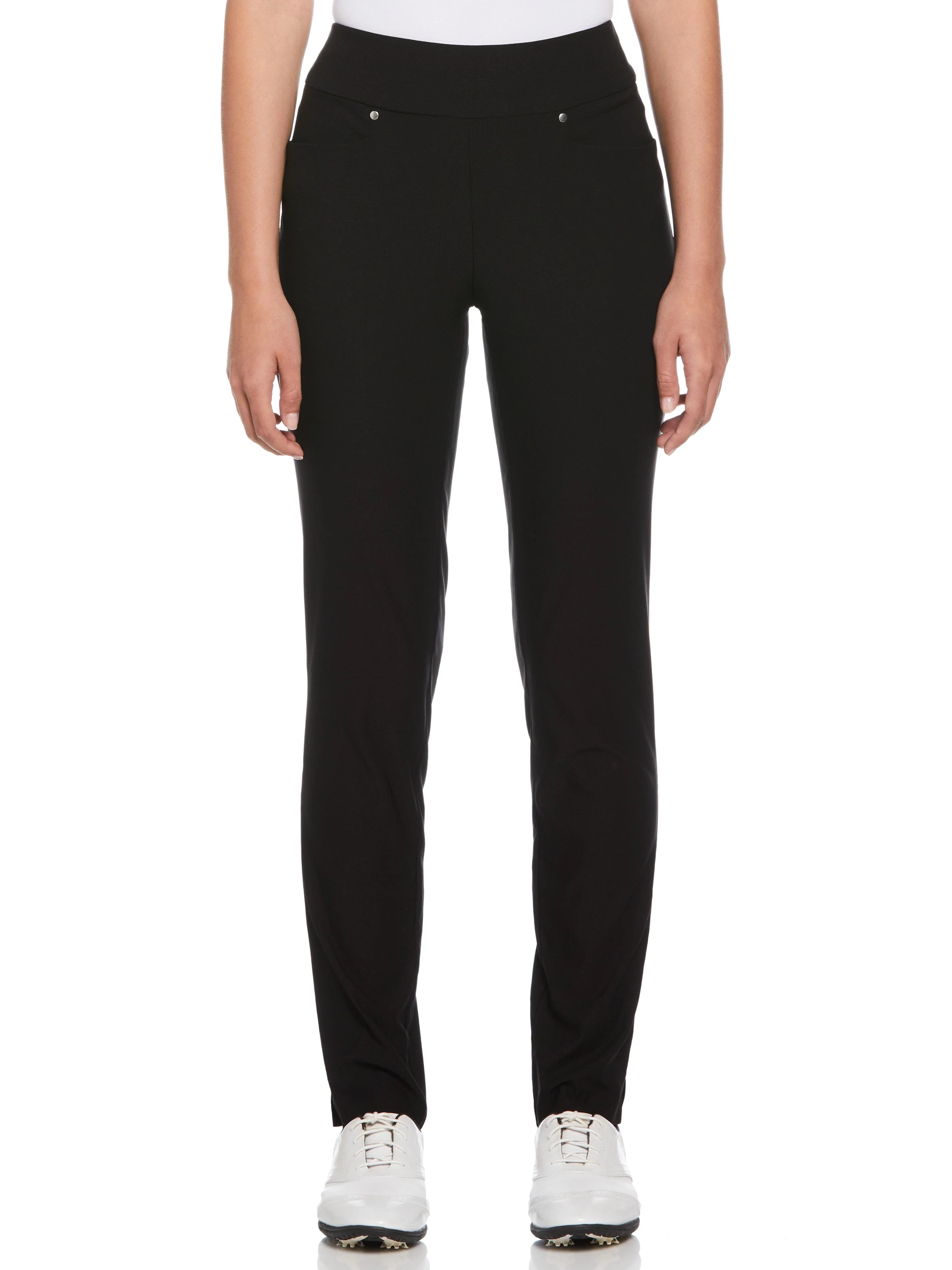 Image of Women's Solid Pull-On Golf Pant