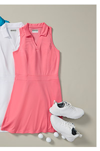 NEW! Women's AirFlux™ Golf Polo Dress with Pockets