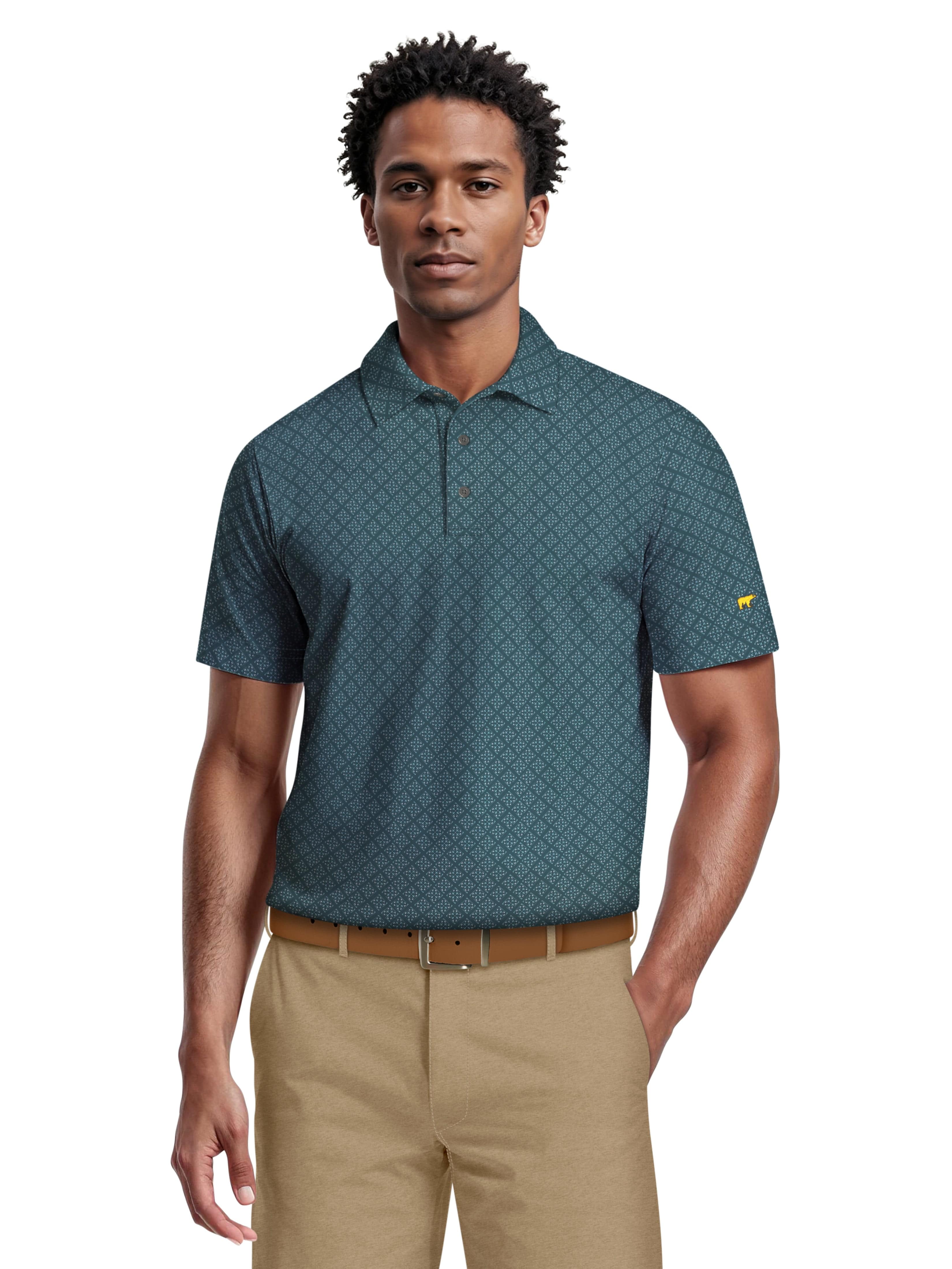 Image of Men's Printed Geo Polo