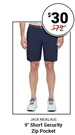 9" Short Security Zip Pocket | Shop Now