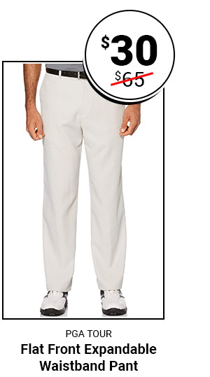 Flat Front Expandable Waistband Pant | Shop Now