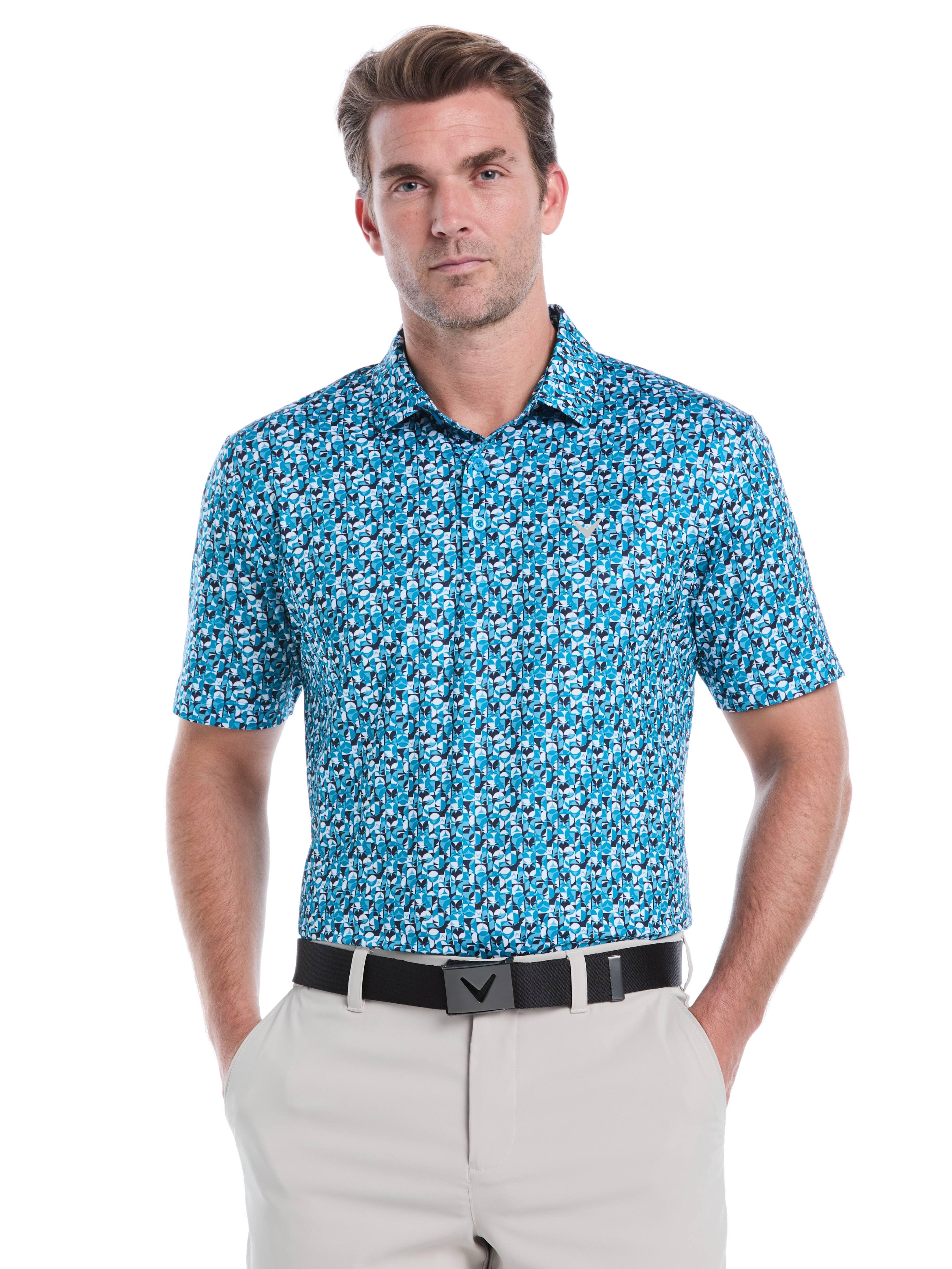 Image of Men's Golf Essentials All Over Polo