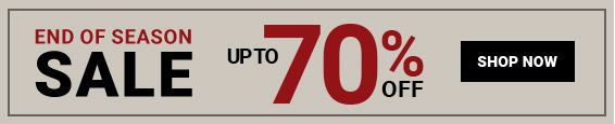 End of Season Sale | Up to 70% OFF | Shop Now