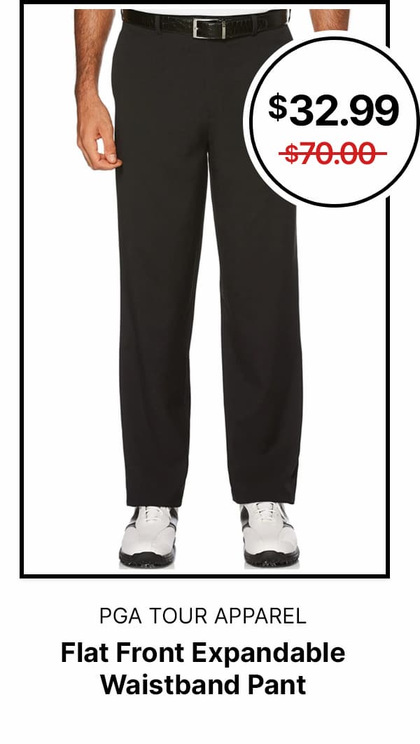 Shop Flat Front Expandable Waistband Pant