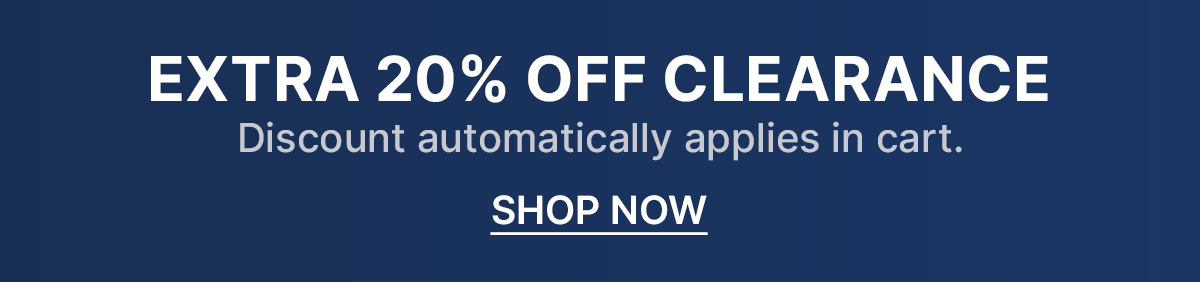 Extra 15% OFF Clearance