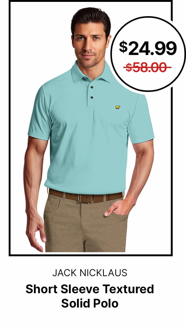 Shop Short Sleeve Textured Solid Polo