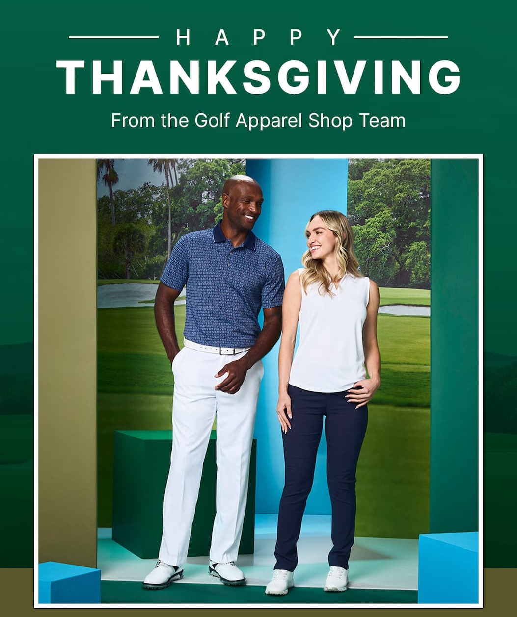 Happy Thanksgiving From the Golf Apparel Shop Team