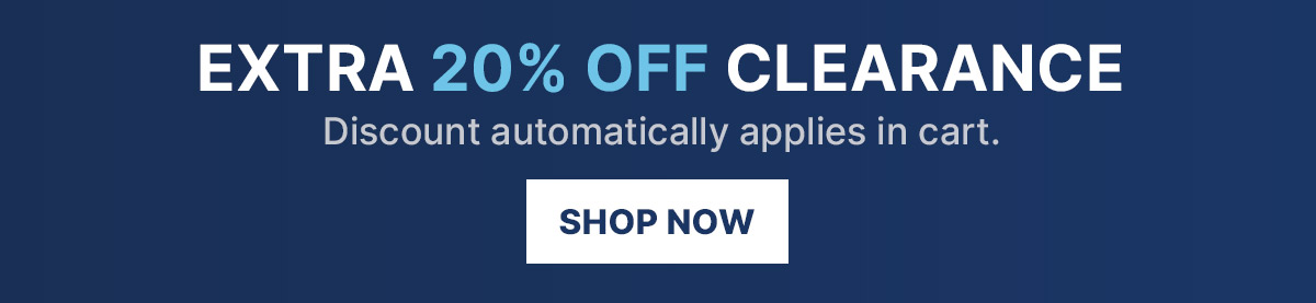 Extra 20% OFF Clearance