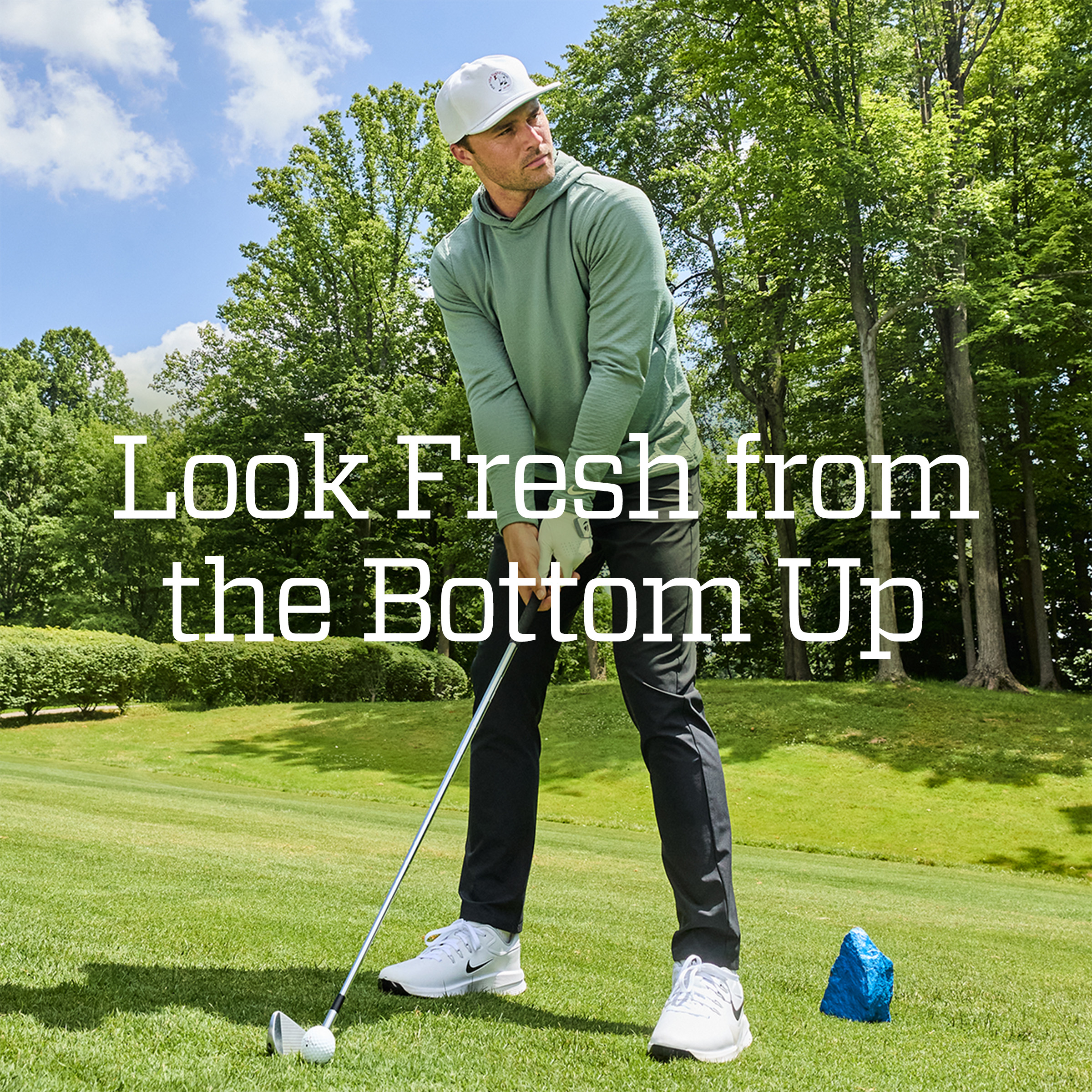 &nbsp;Look fresh from the bottom up.
