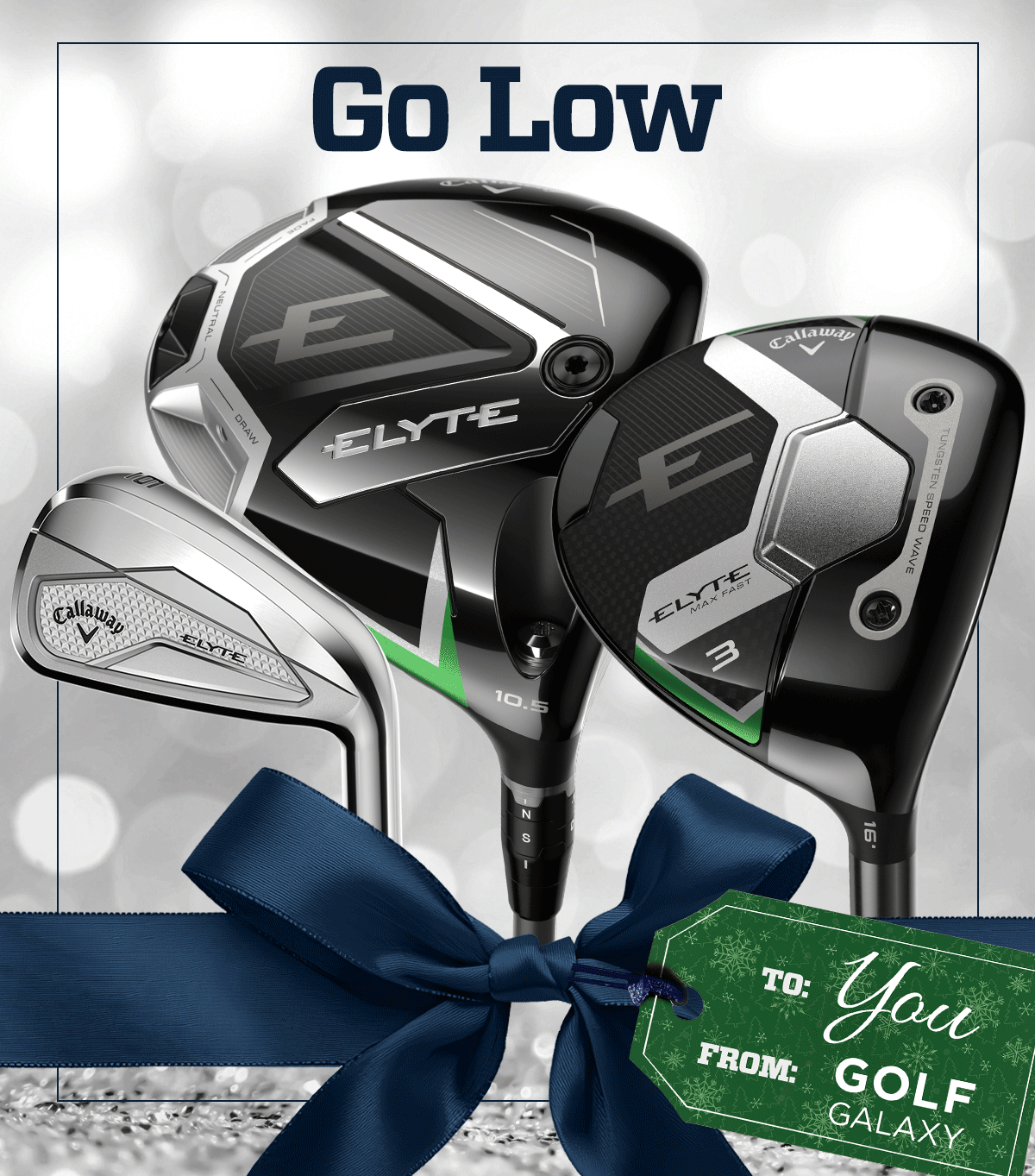 &nbsp;Go low.