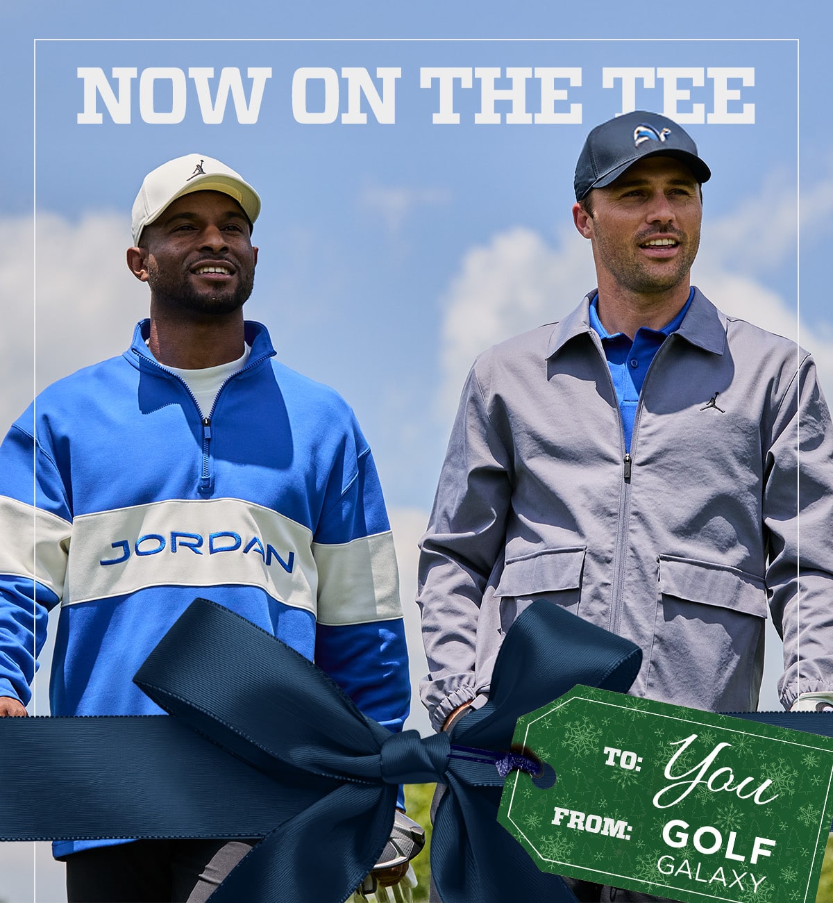 &nbsp;Now on the tee.
