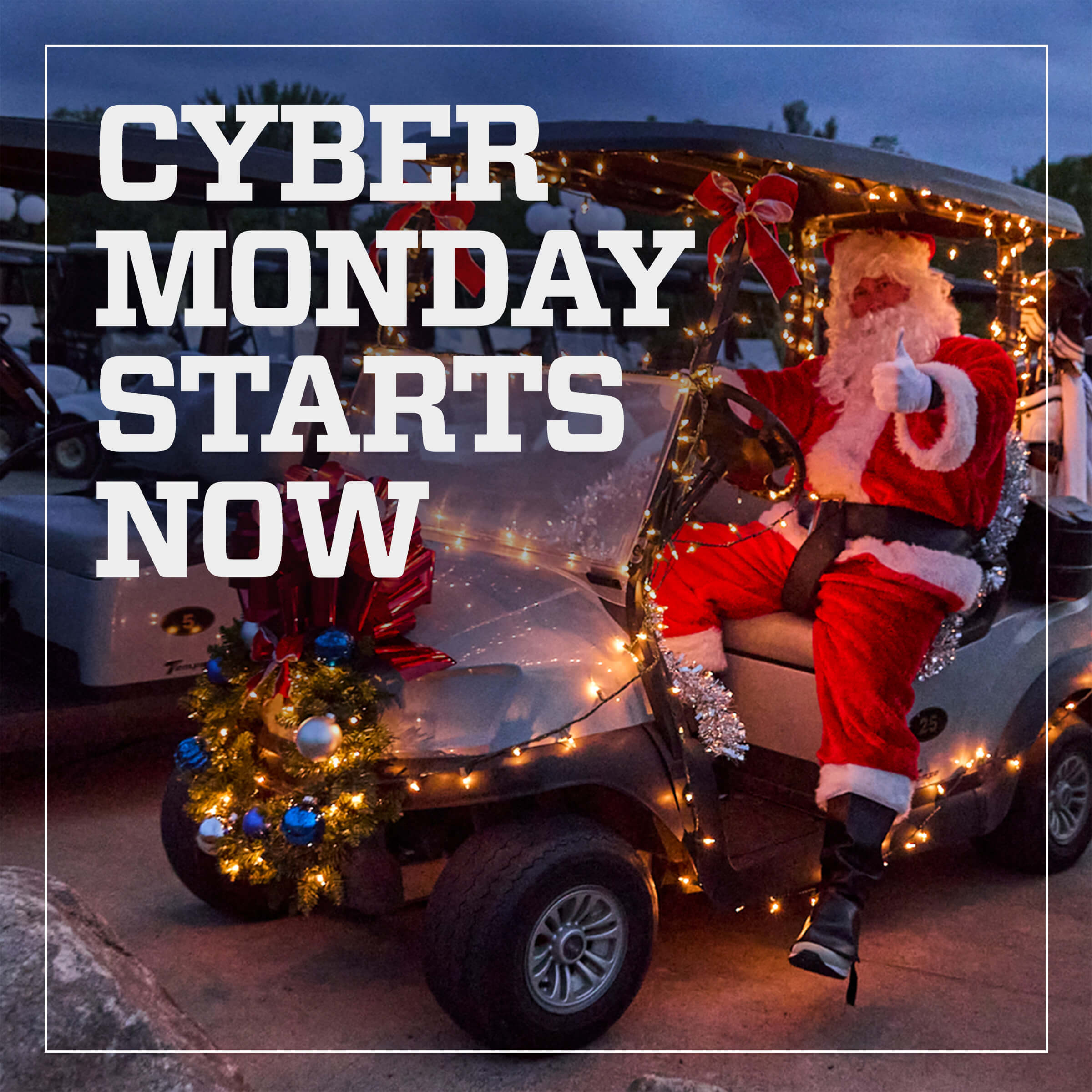 &nbsp;Cyber Monday starts now.