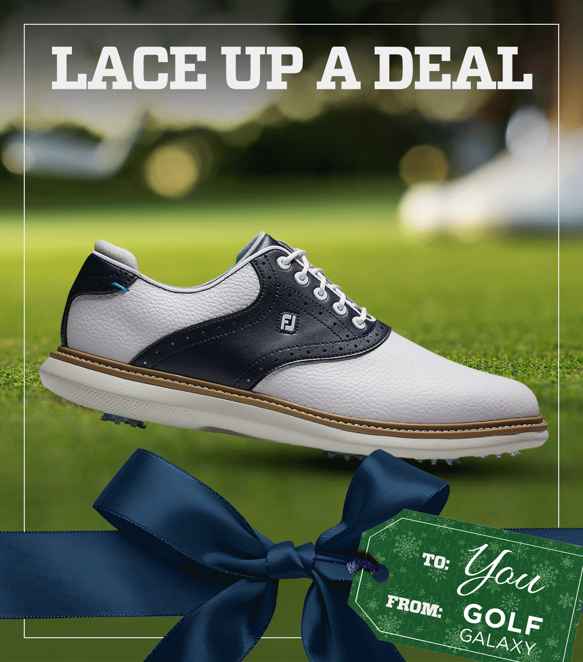 &nbsp;Lace up a deal.