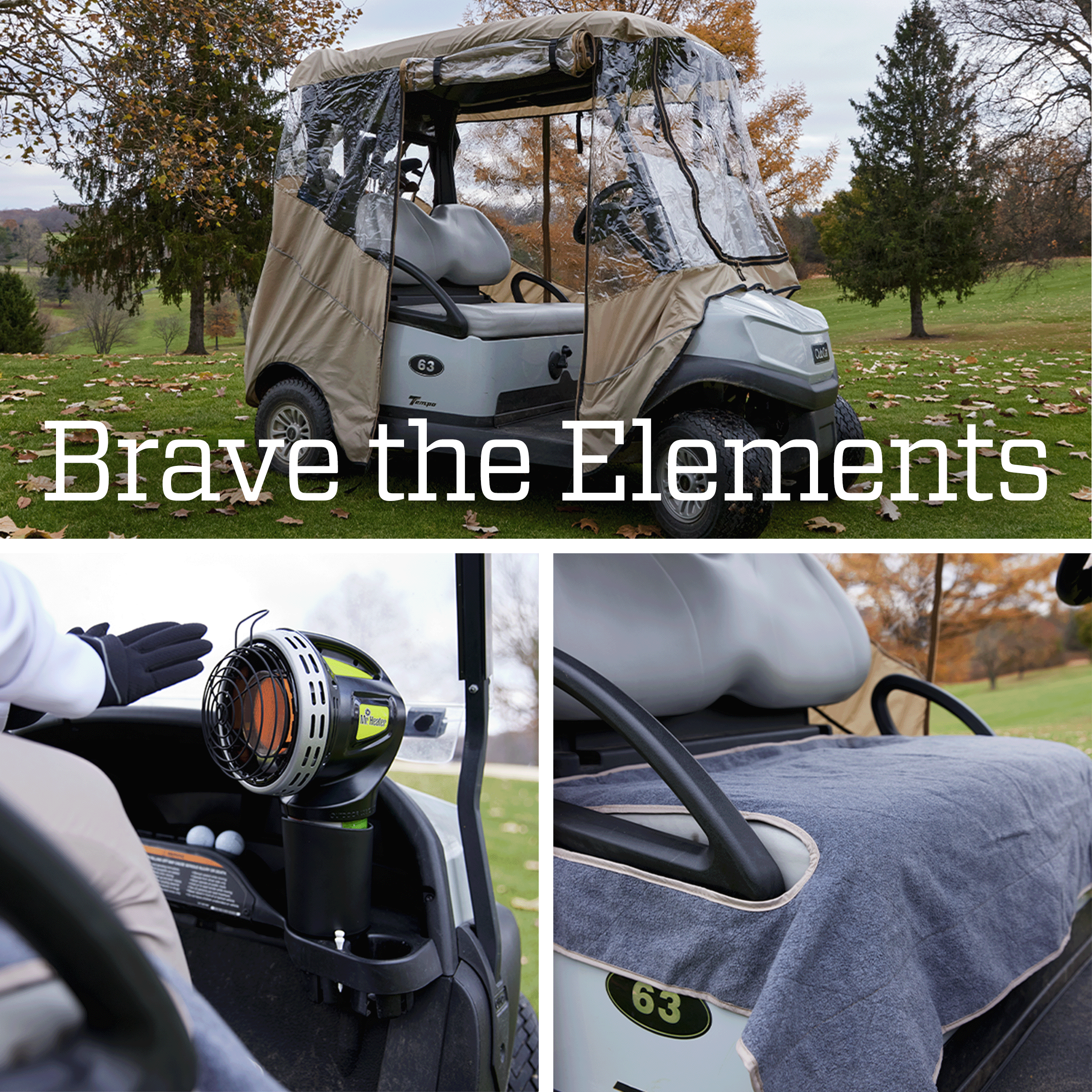 &nbsp;Brave the elements.