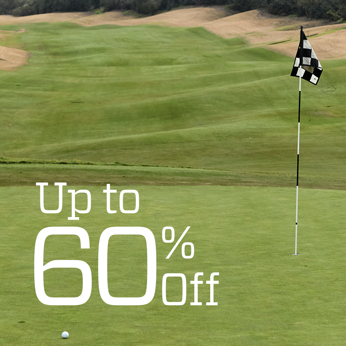&nbsp;Up to 60% off.