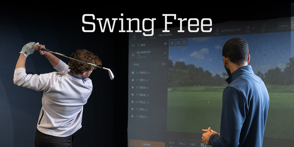 &nbsp;Swing free.