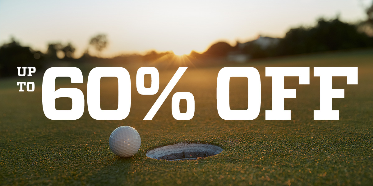 &nbsp;Up to 60% off.