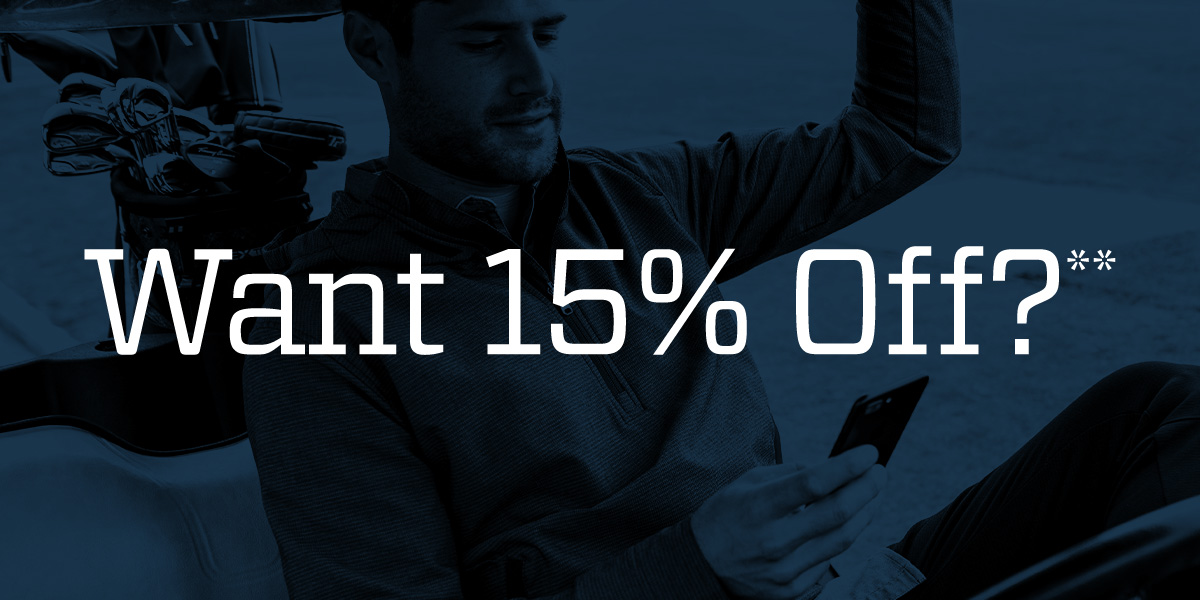 &nbsp;Want 15% off?**