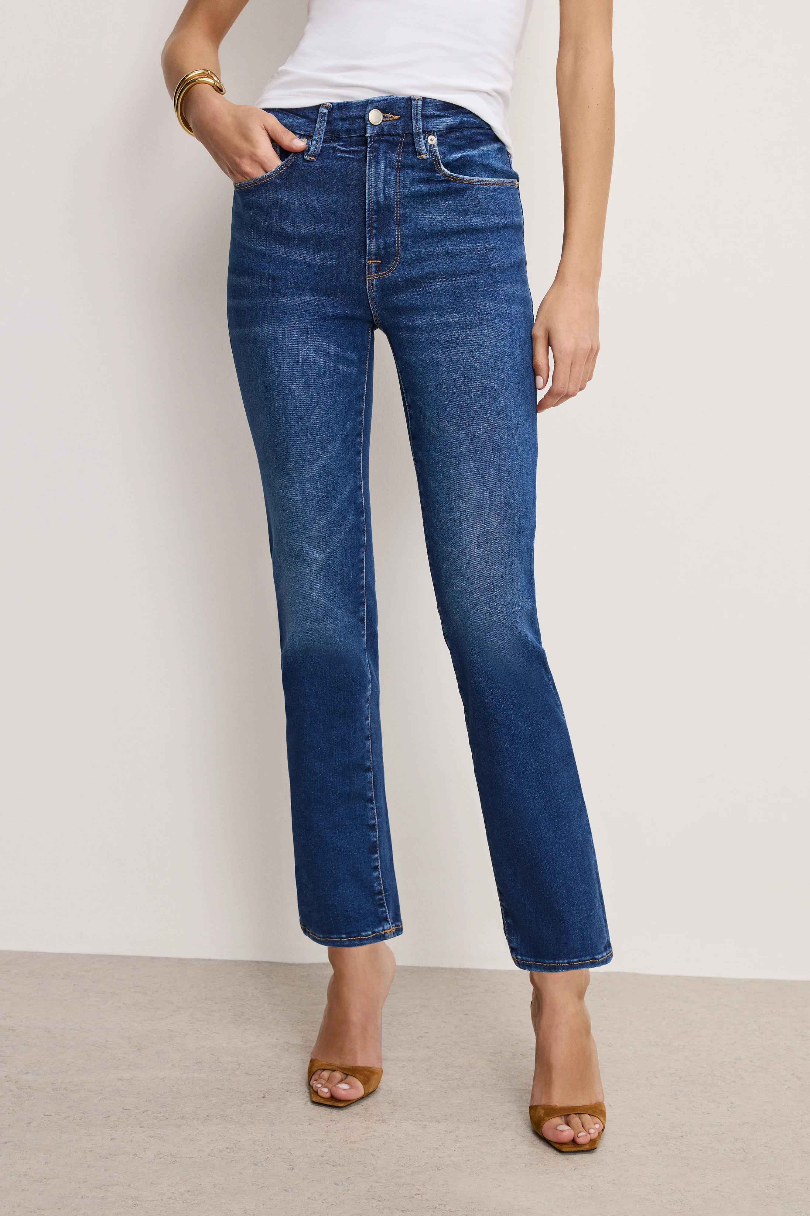 Image of ALWAYS FITS GOOD LEGS STRAIGHT JEANS | INDIGO571