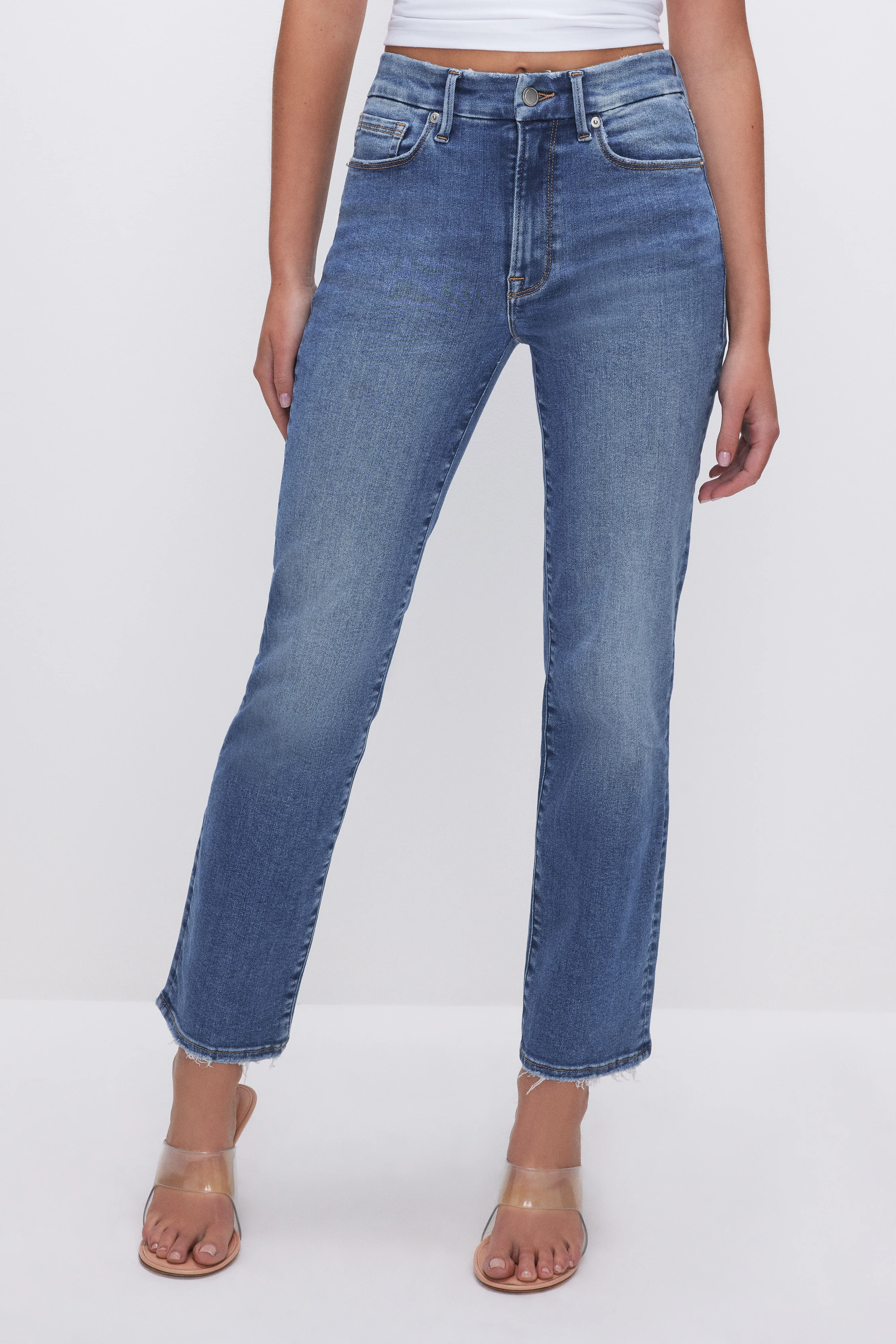 Image of ALWAYS FITS GOOD LEGS STRAIGHT JEANS | INDIGO316