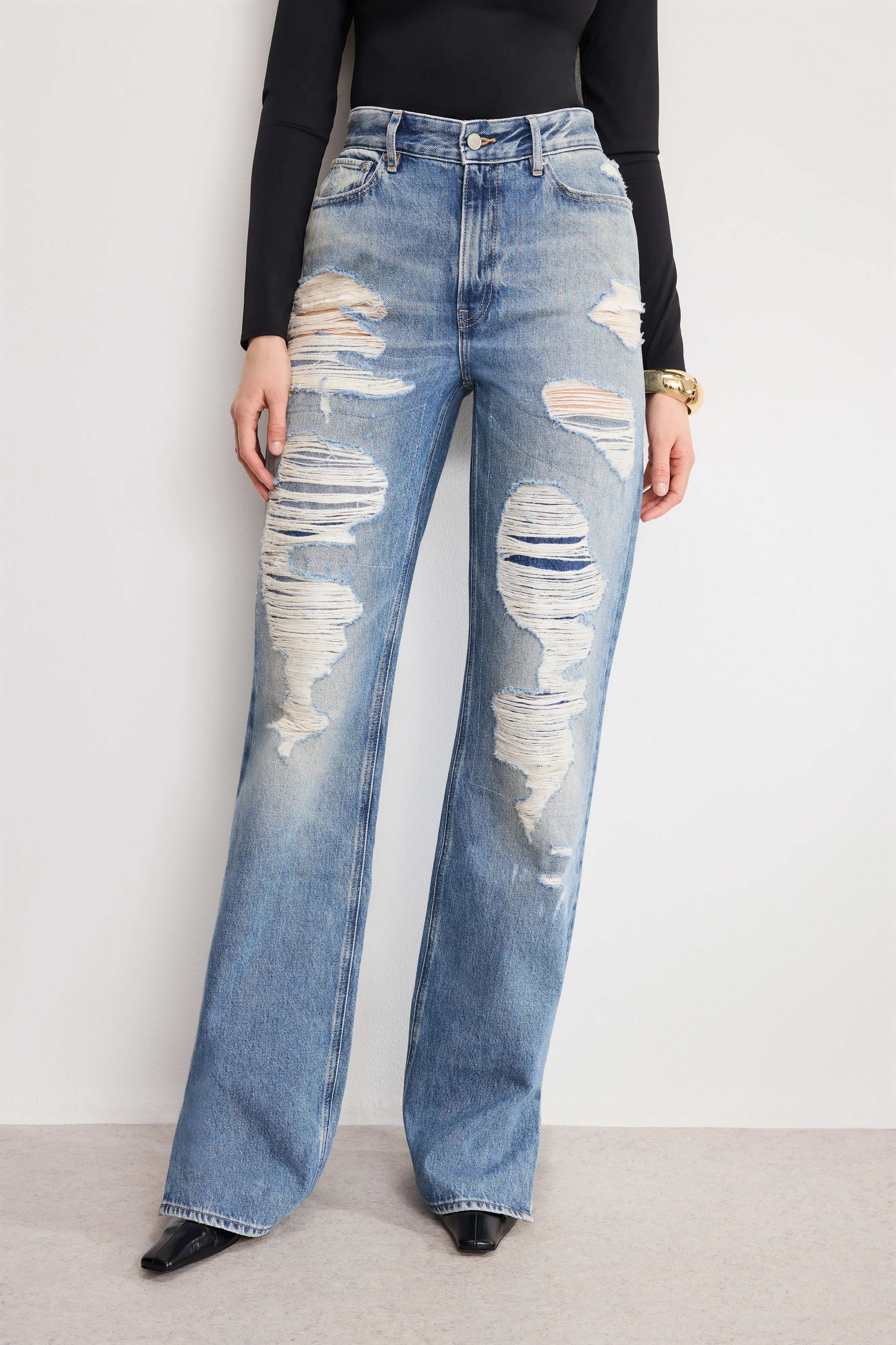 Image of THE KHLOÉ JEAN LONG | INDIGO1067