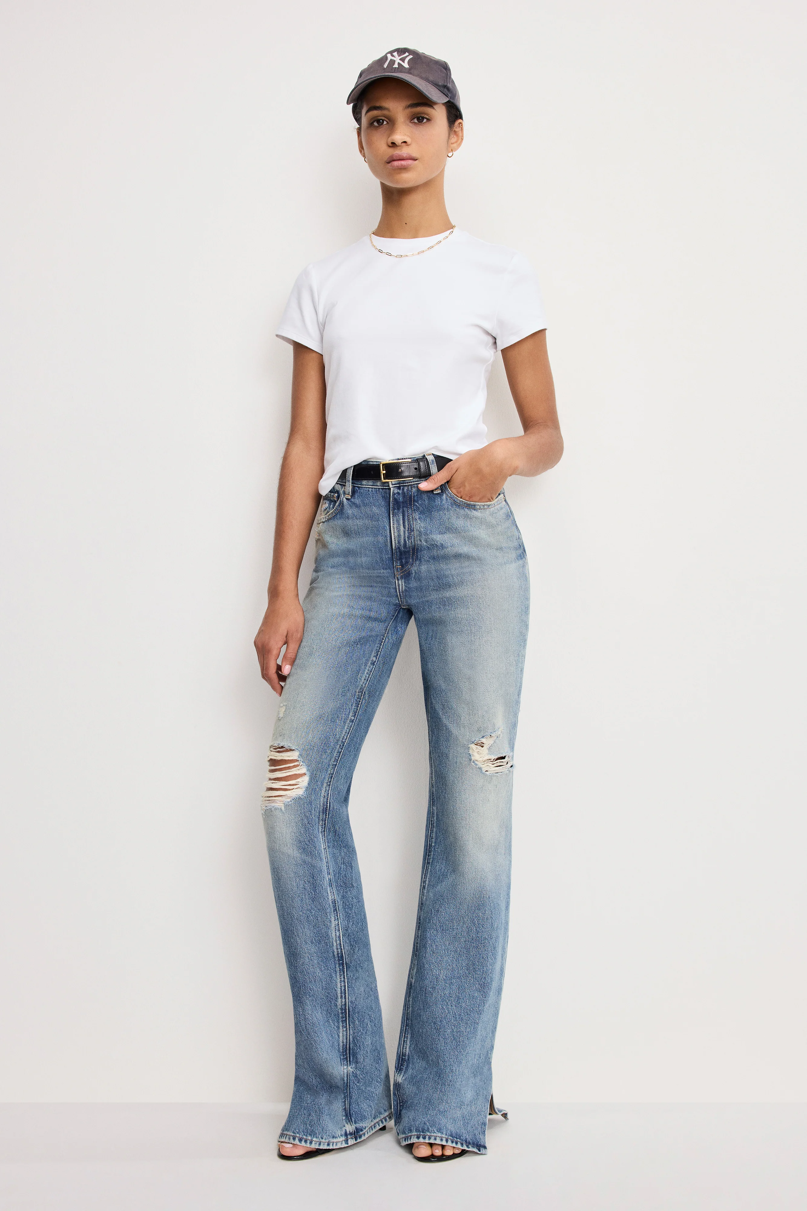 Image of THE KHLOÉ JEAN LONG | INDIGO1017
