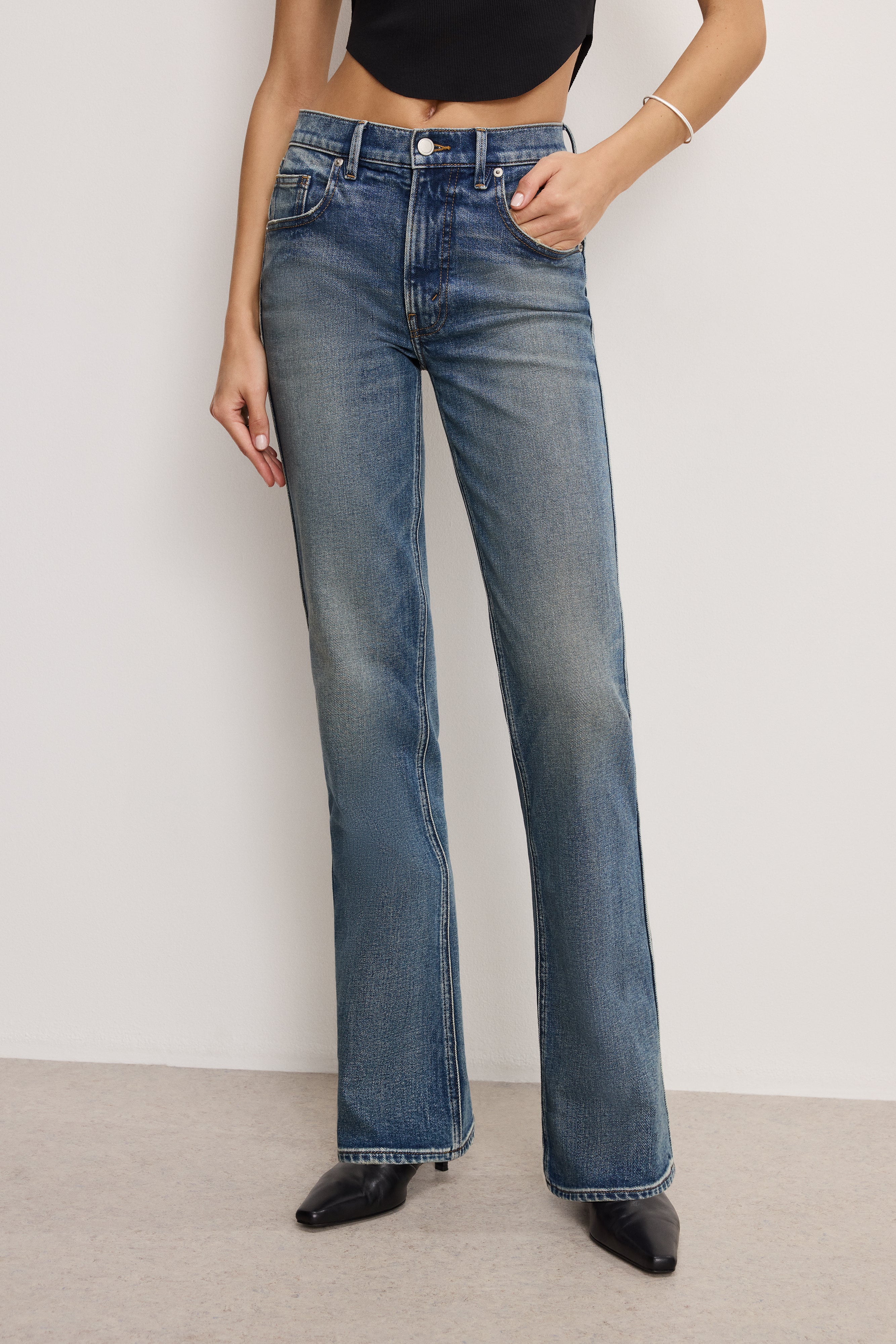 Image of GOOD COWBOY BOOTCUT JEANS | INDIGO783