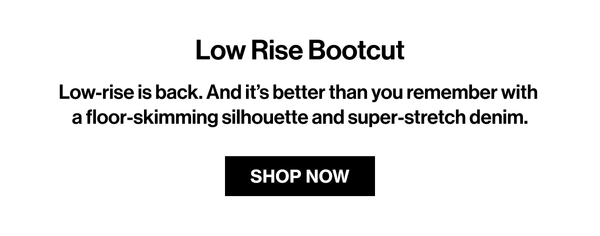 SHOP LOW RISE BOOTCUT JEAN
