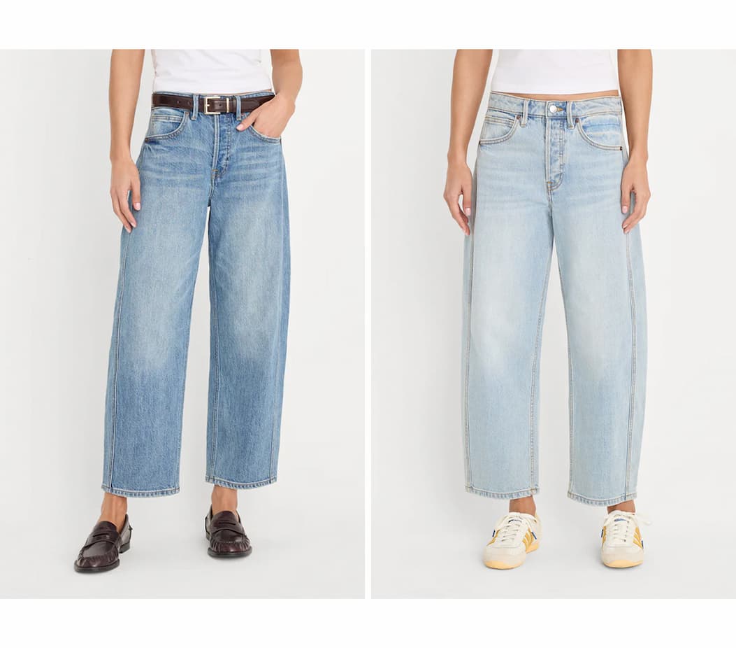 SHOP THE NEW VINTAGE BARREL JEANS