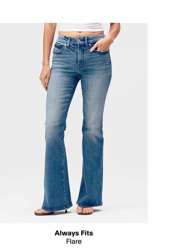 SHOP FLARE ALWAYS FITS JEANS