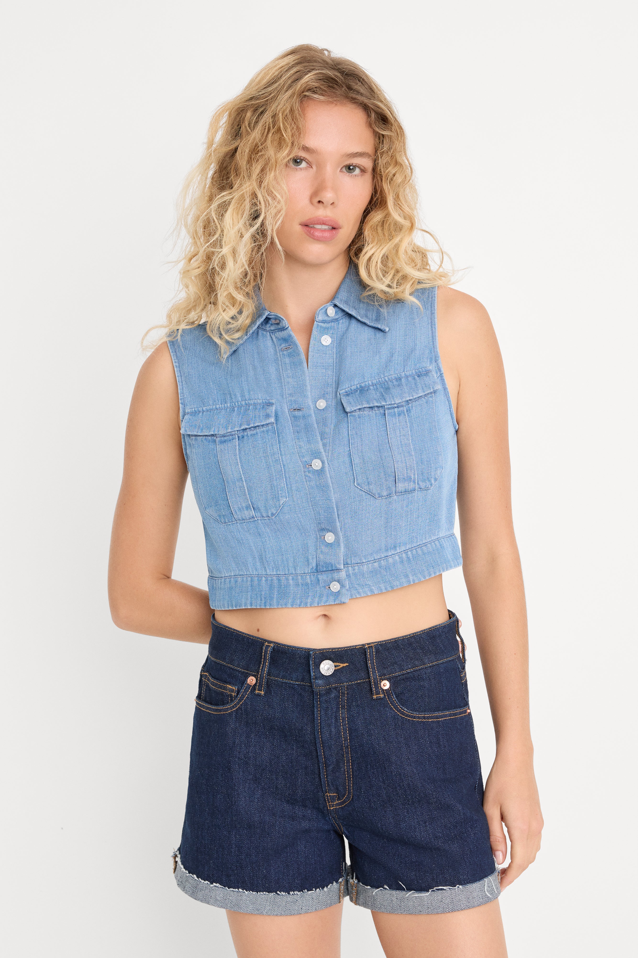 Image of THE DENIM ANCHOR TOP | INDIGO1391