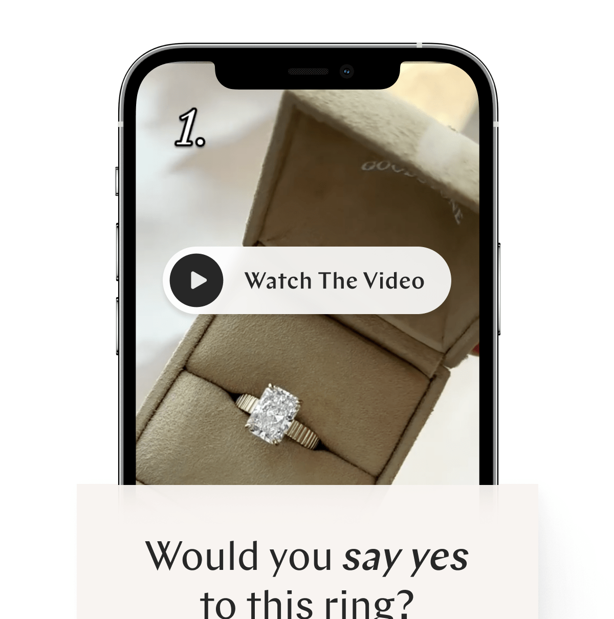 Would you say yes to this ring?