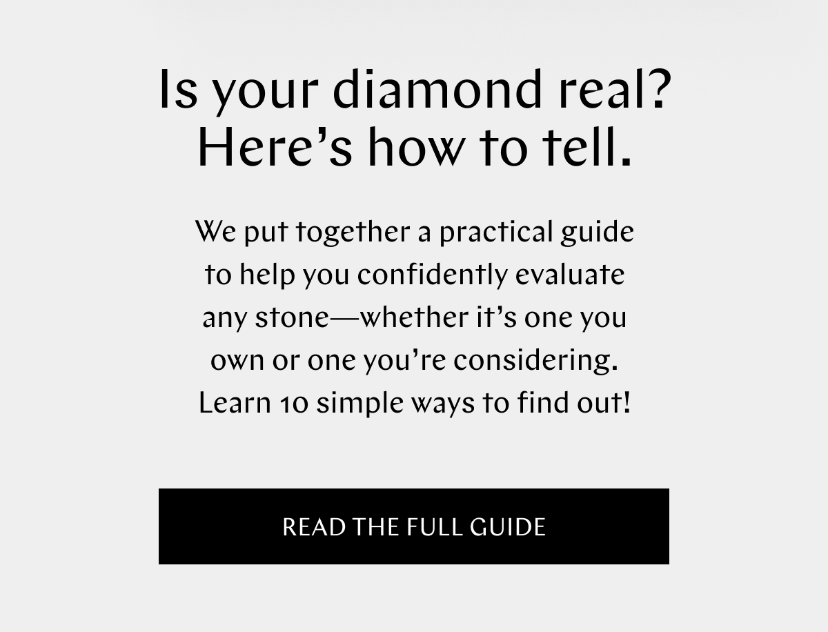 GOODSTONE - Is Your Diamond Real?