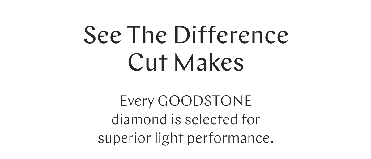 GOODSTONE - See The Difference Cut Makes