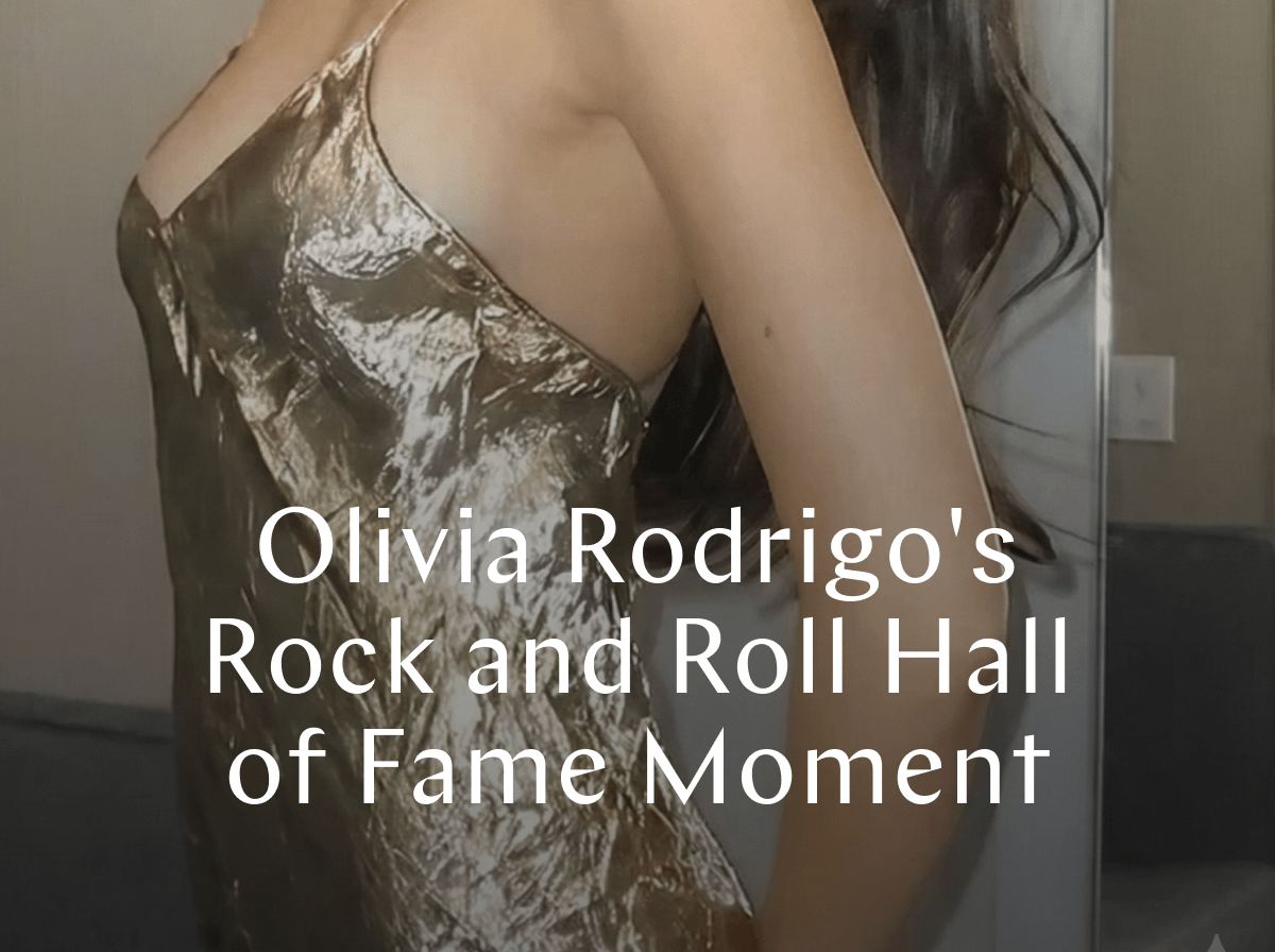 GOODSTONE - Olivia Rodrigo's Rock And Roll Hall Of Fame Moment