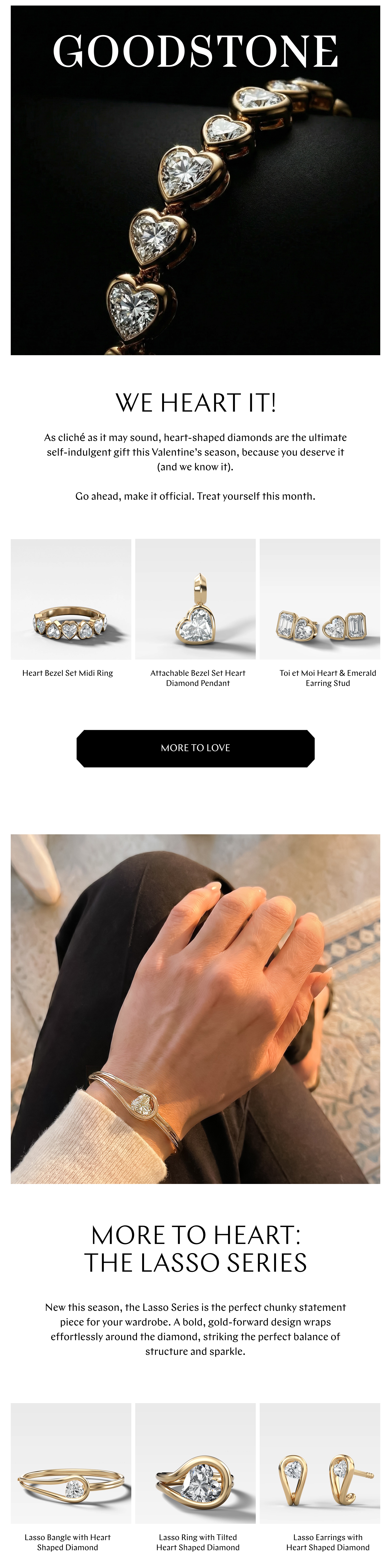 Heart-Shaped Diamond Jewelry
