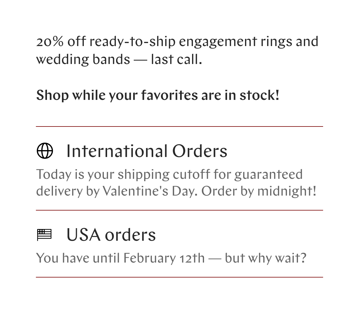 GOODSTONE - 20% Off For Valentine's Day