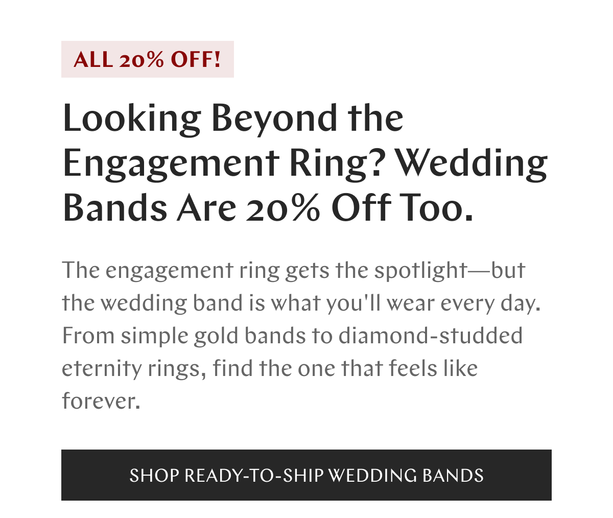 GOODSTONE - Wedding Bands