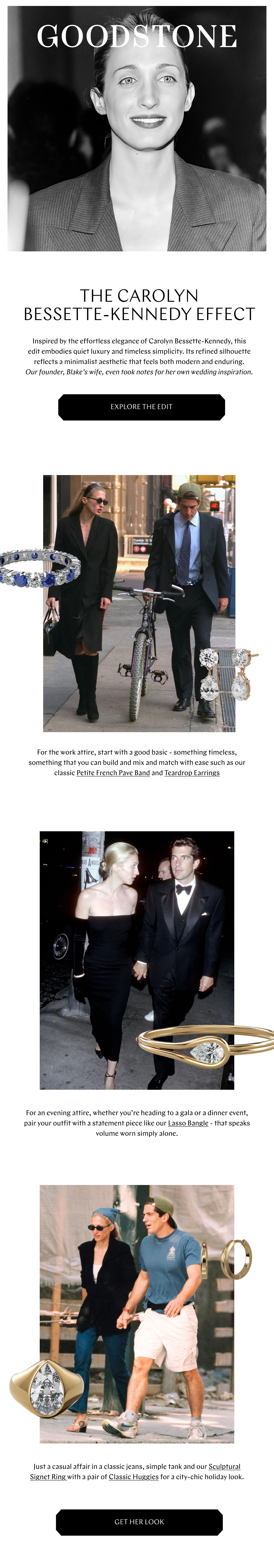 The Carolyn Bessette Edit