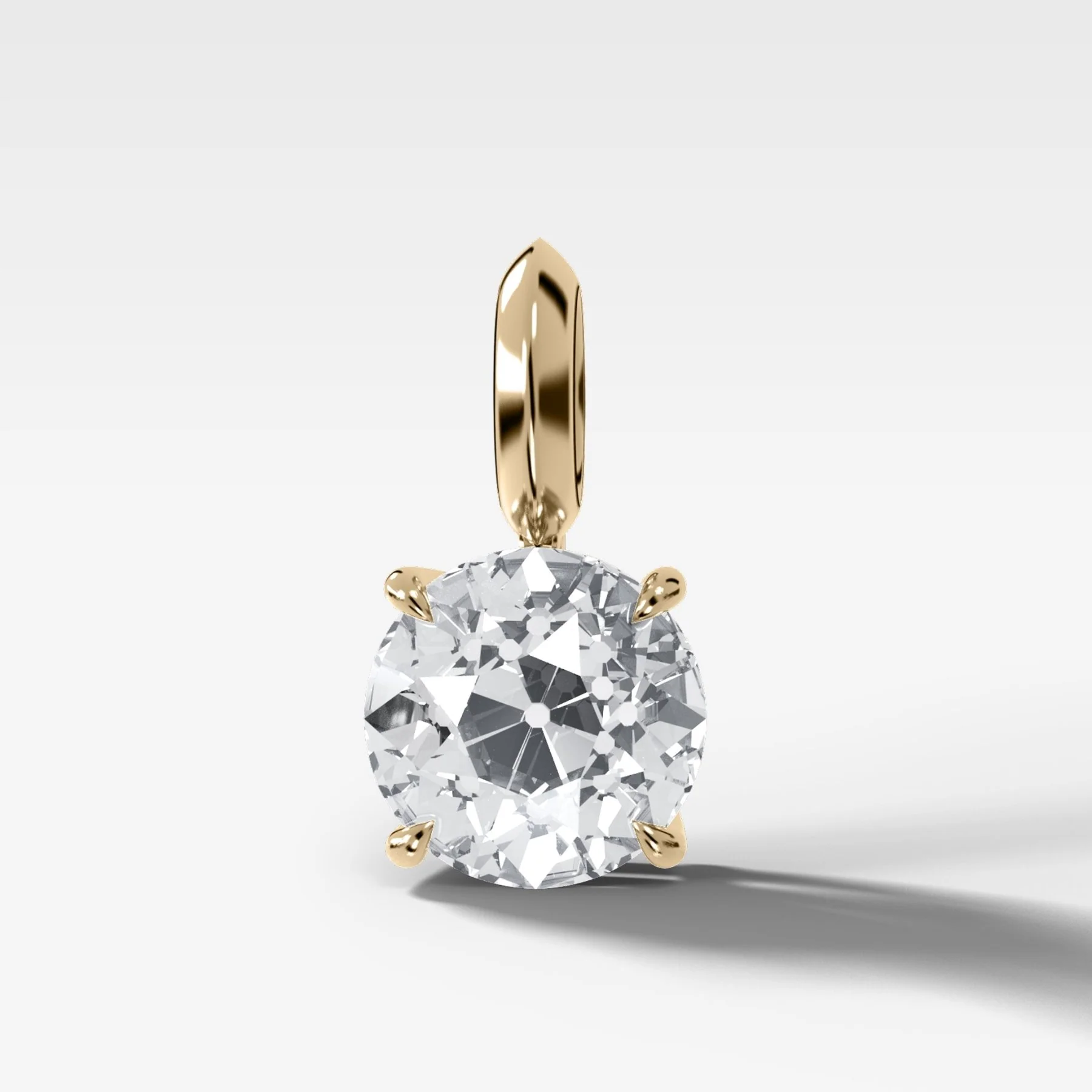 Image of Classic Old Euro Attachable Diamond Pendant