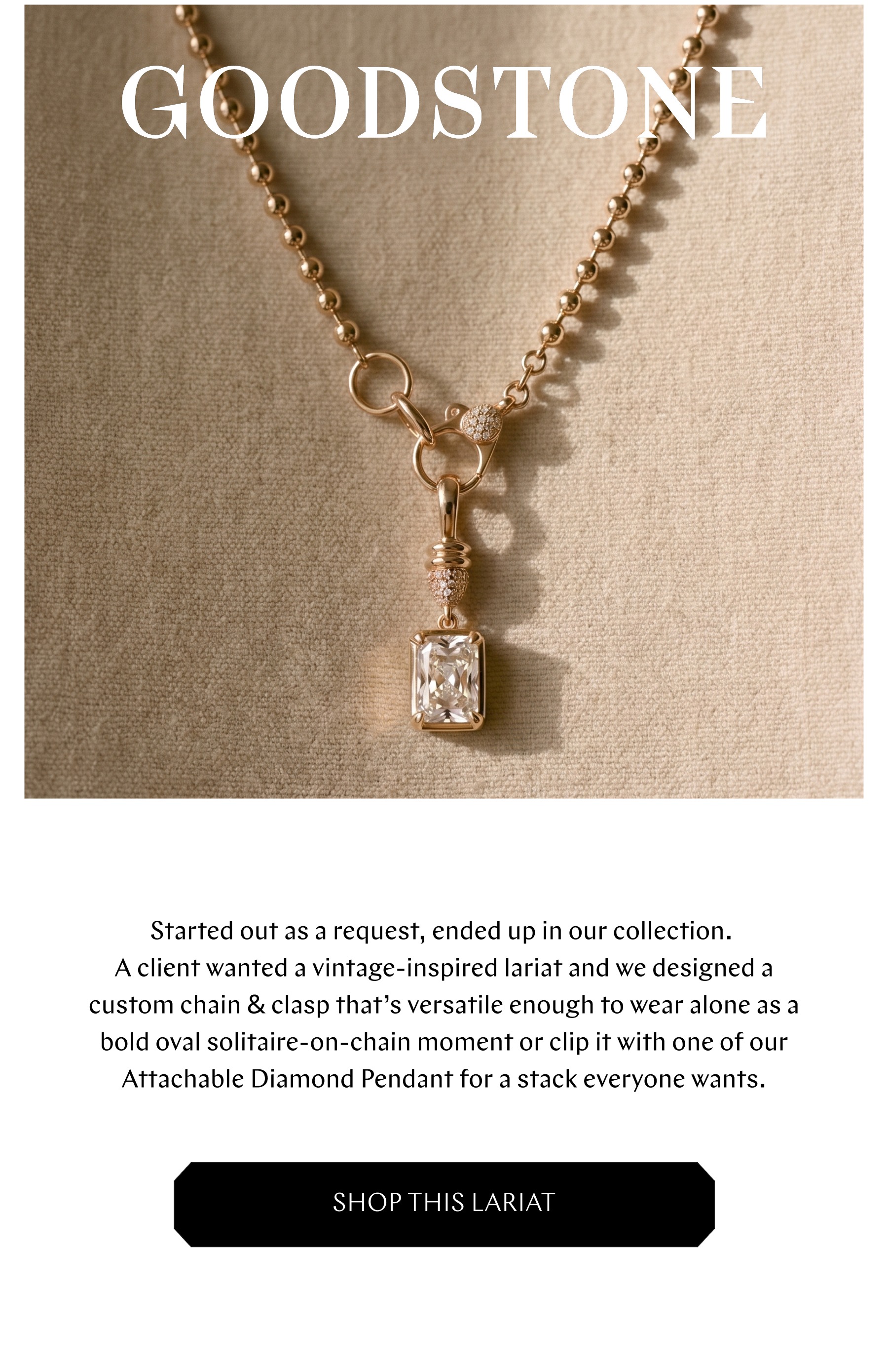 Custom Lariat Necklace