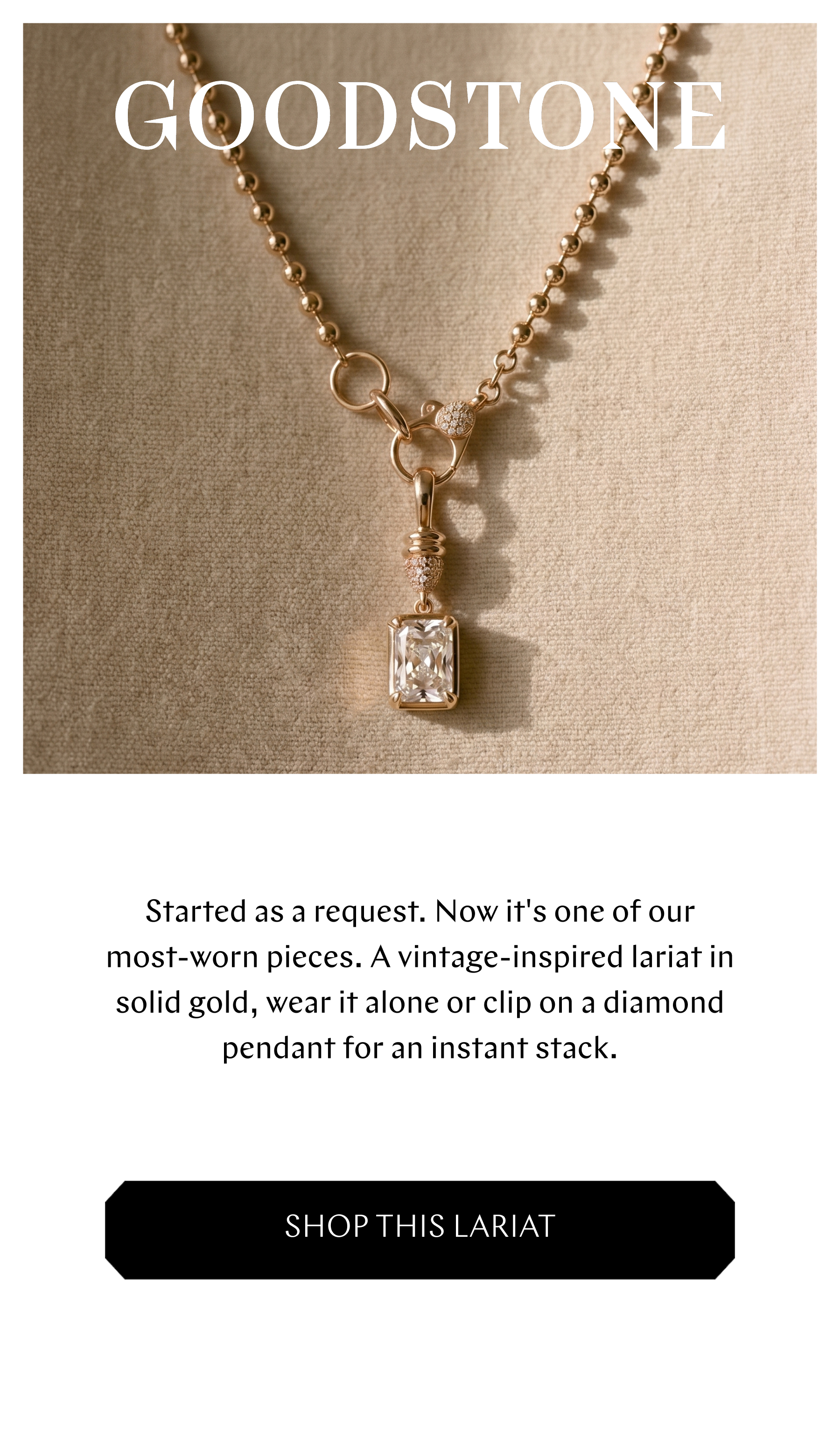 Custom Lariat Necklace
