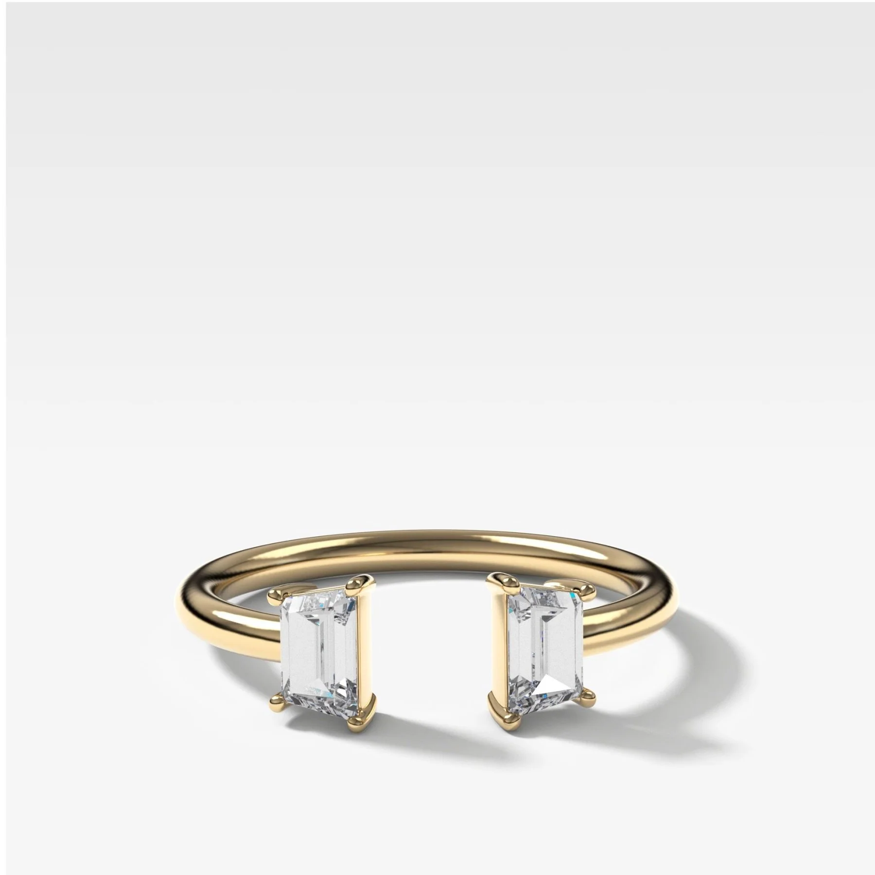 Image of Twin Traps Diamond Finger Cuff