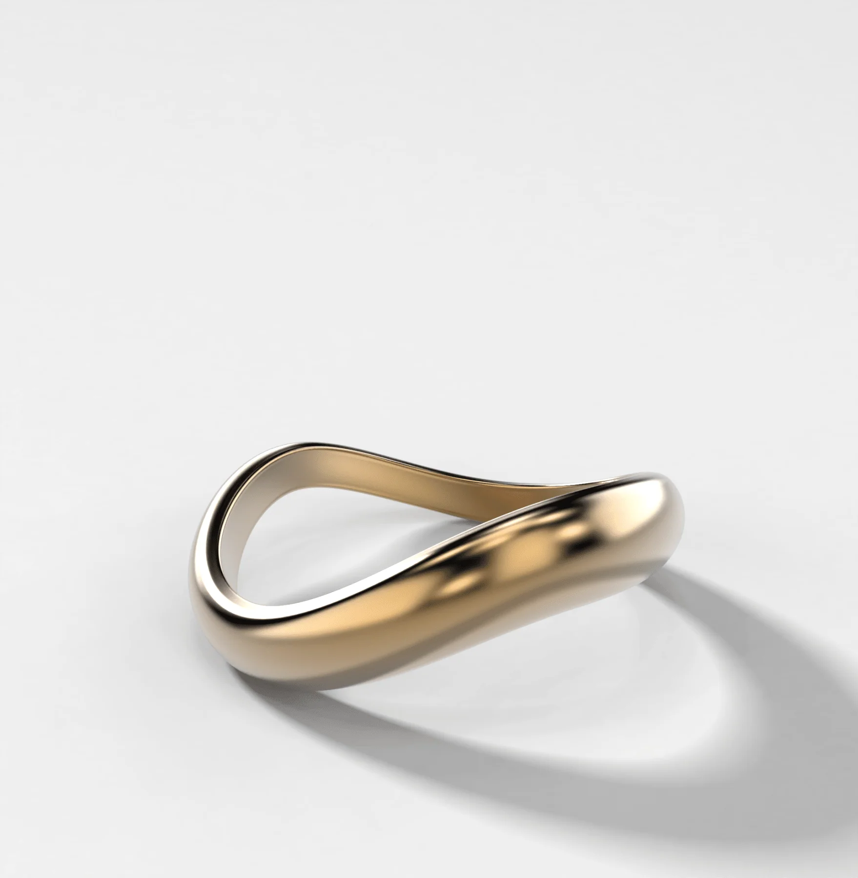 Image of Contoured Wedding Band