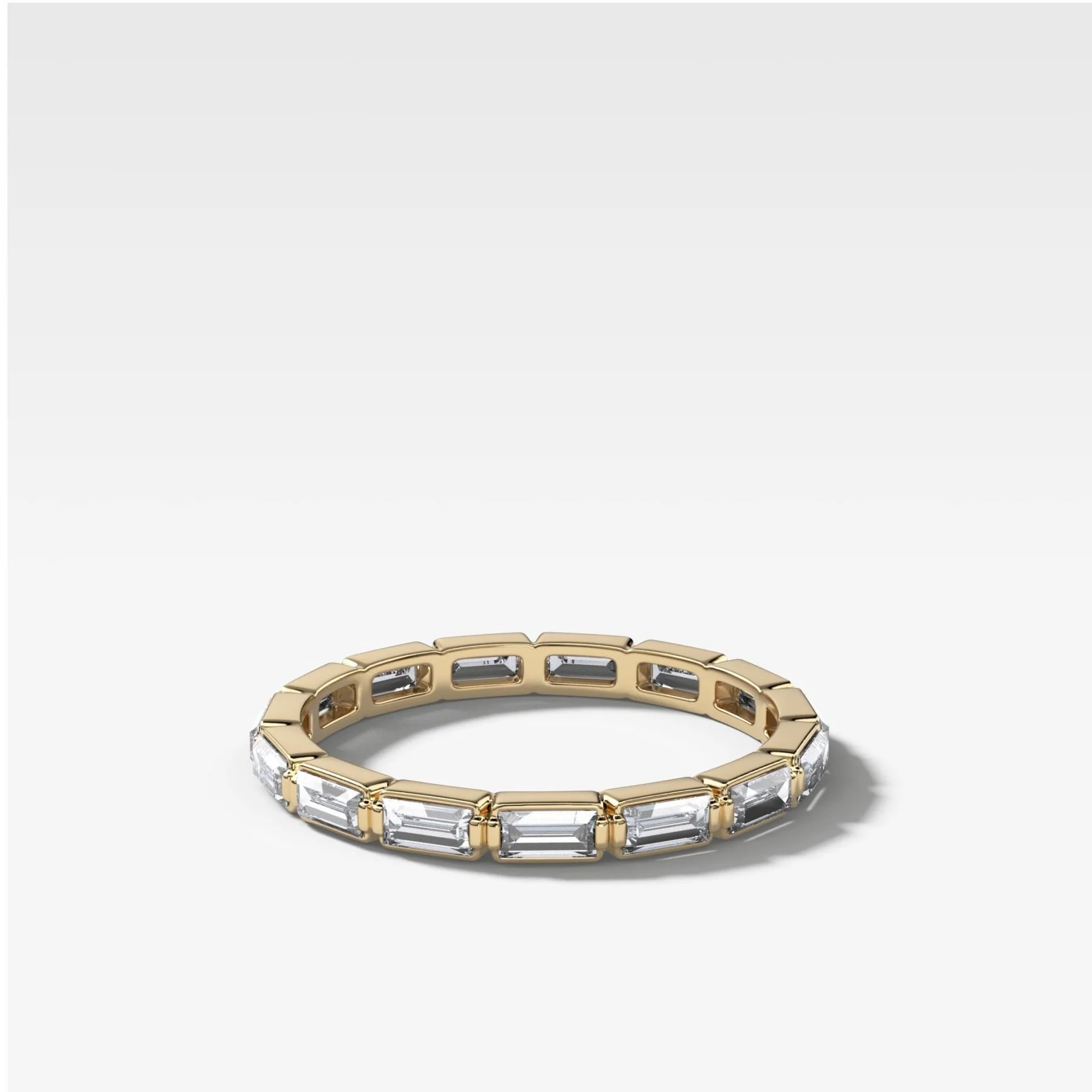 Image of Iris Baguette Eternity Band