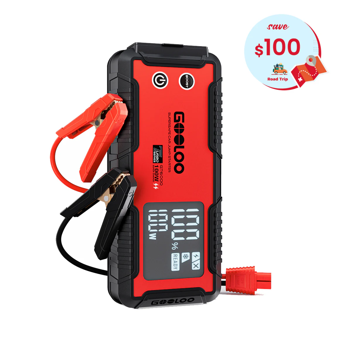 GOOLOO GT6000 Jump Starter 6000Amp 100W