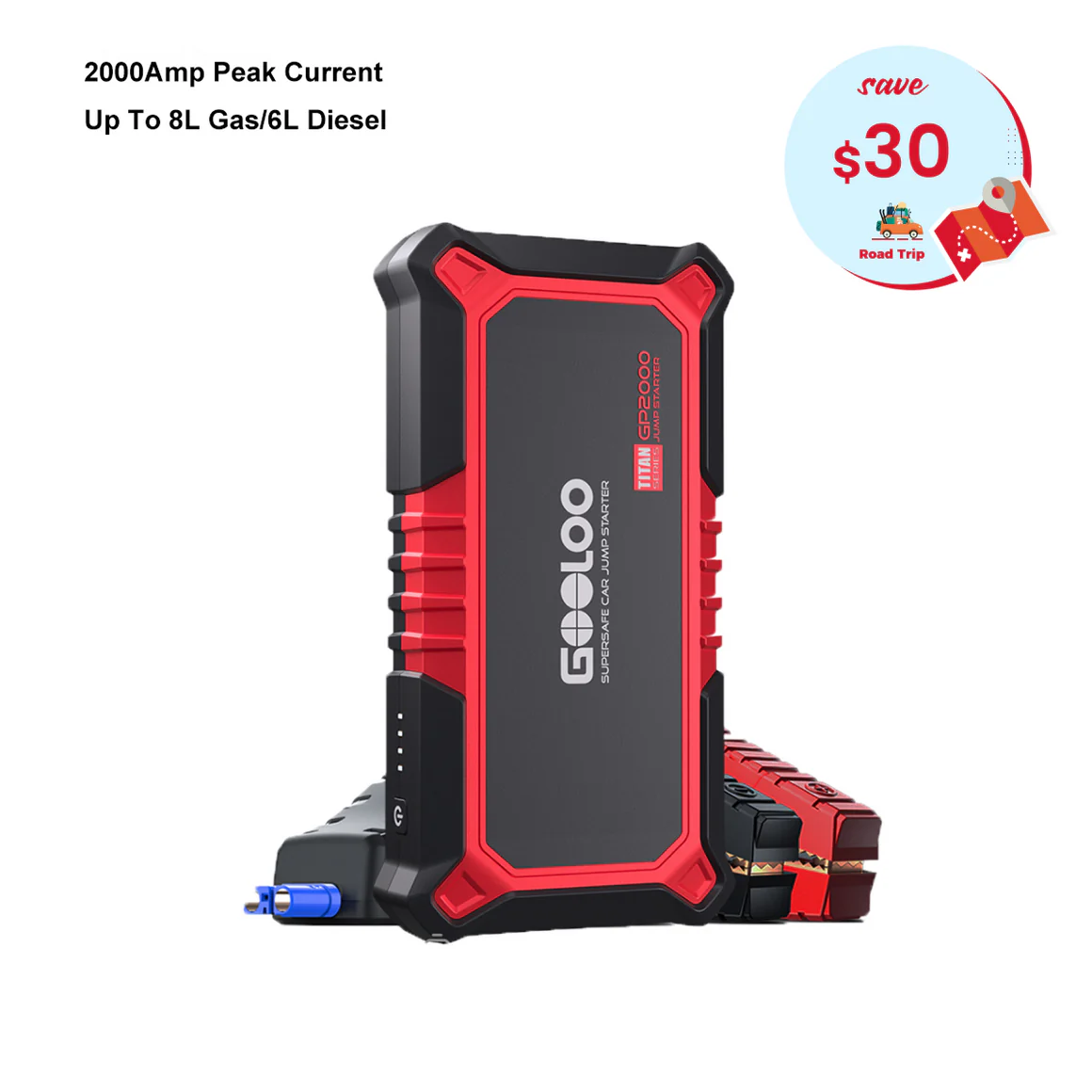 GOOLOO GP2000 Jump Starter 2000Amp