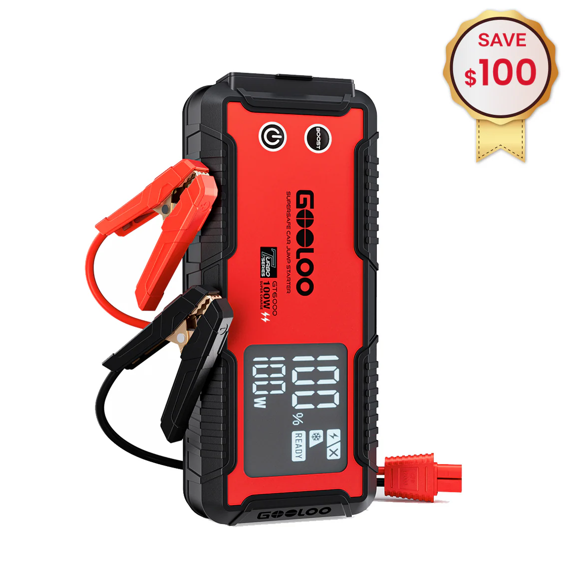 GOOLOO GT6000 Jump Starter 6000Amp 100W