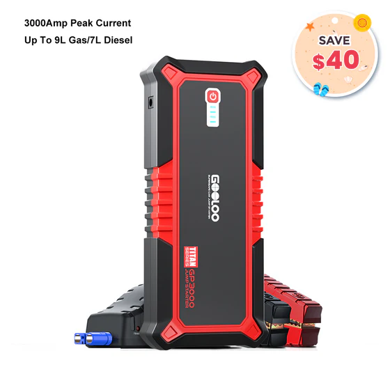 GOOLOO GP3000 Jump Starter 3000Amp